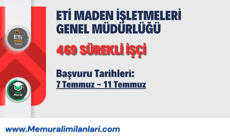 ETİ 469 SÜREKLİ İŞÇİ