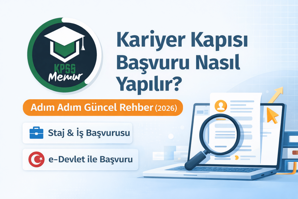 kariyer kapısı başvuru nasıl yapılır