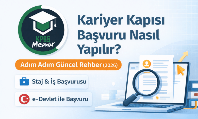 kariyer kapısı başvuru nasıl yapılır